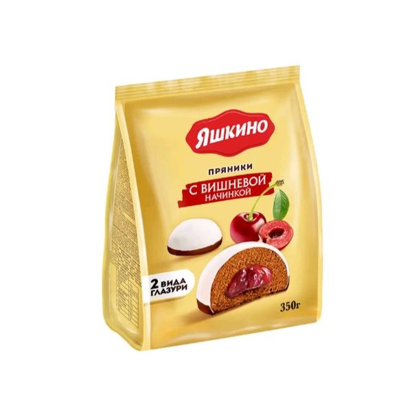 Пряники Яшкино с вишней 350гр