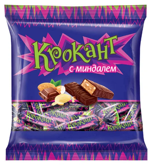 Конфеты KDV Крокант с миндалем, 180 г