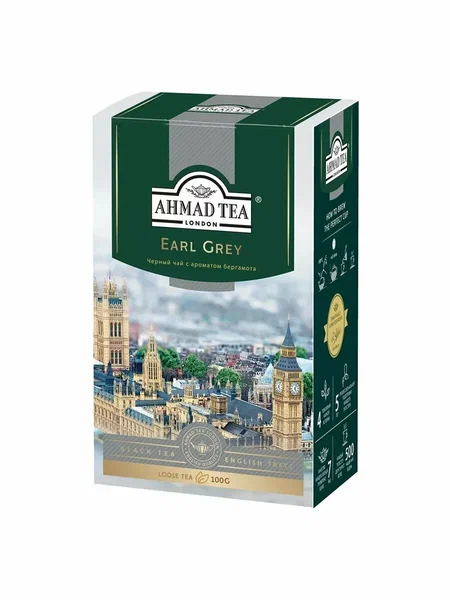 Чай Ahmad tea Earl Grey с бергамотом 100 гр