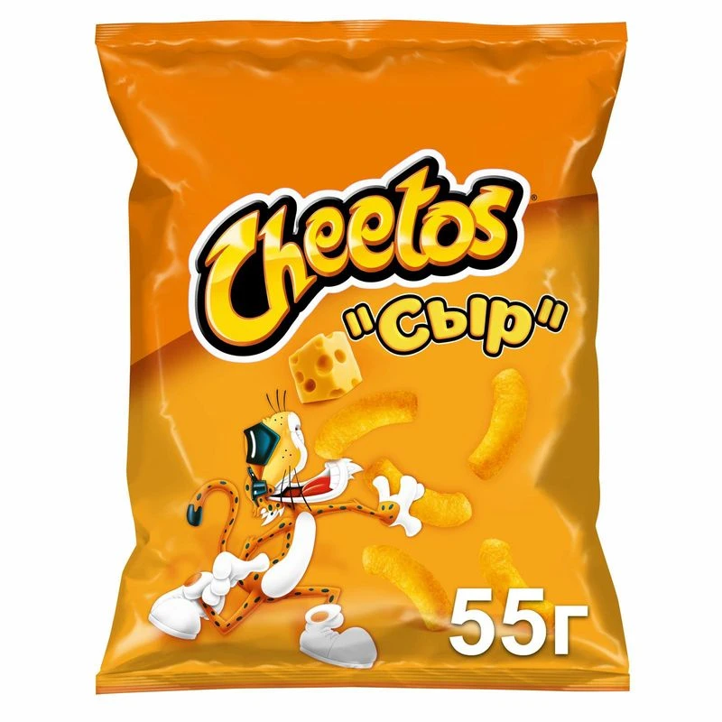 Снеки кукурузные Cheetos сыр, 55 г