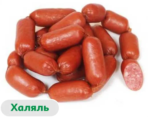 Колбаса полукопченая «Крепость» Маленький Джигит халяль, ~ 1,2 кг