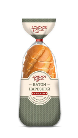 Батон ДОНСКОЕ ЖИТО в нарезке, 380г
