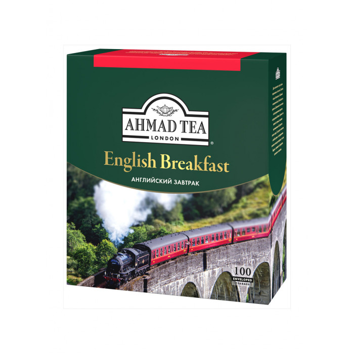 Чай Ahmad Tea Английский завтрак 100 пакетиков