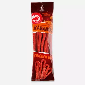 Колбаски сырокопченые Kabanos chicken BBQ, 70 г