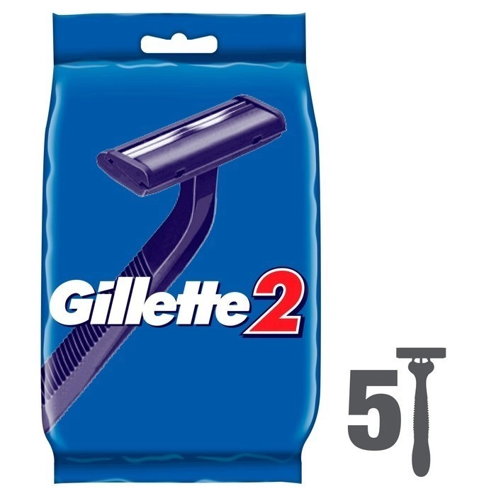 Станок для бритья Gillette 2, 5 шт.