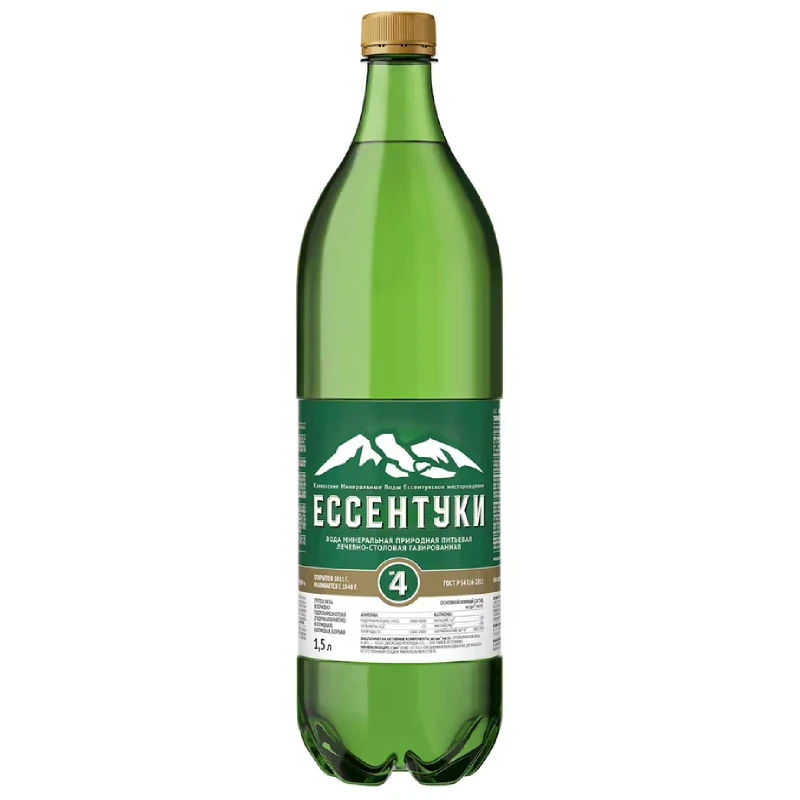 Вода минеральная Ессентуки №4 1 л