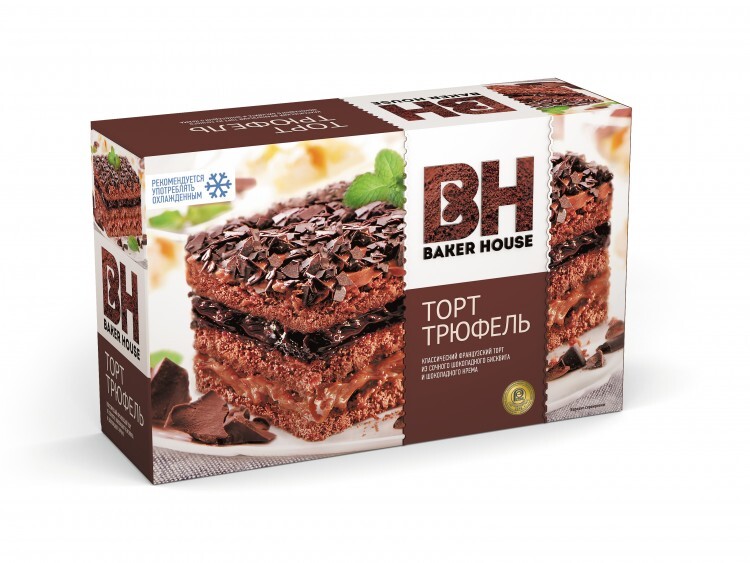 Торт бисквитный Baker House Трюфель 350г