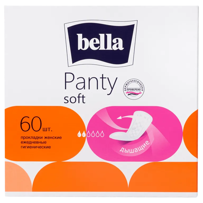 Bella Panty Soft прокладки ежедневные  60 шт.