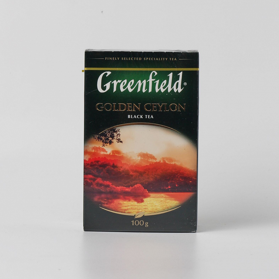 Чай Greenfield Golden Ceylon черный крупнолистовой, 100г