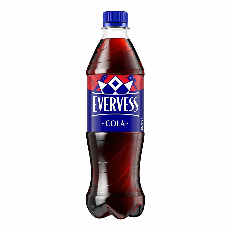 Напиток EVERVESS Кола сильногазированный, 1л