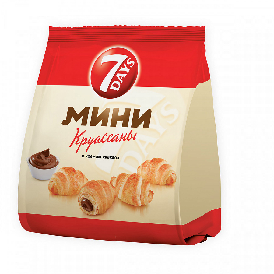 Круассаны 7 Days какао крем