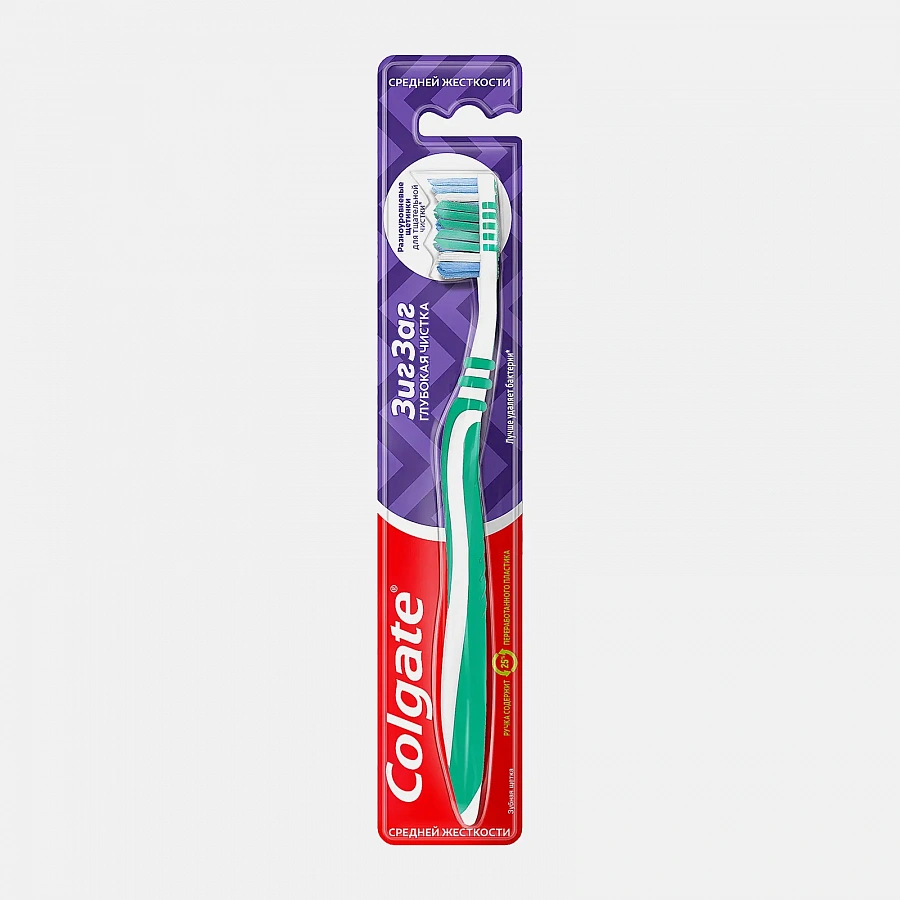 Зубная щетка Colgate Зиг Заг средней жесткости в ассортименте