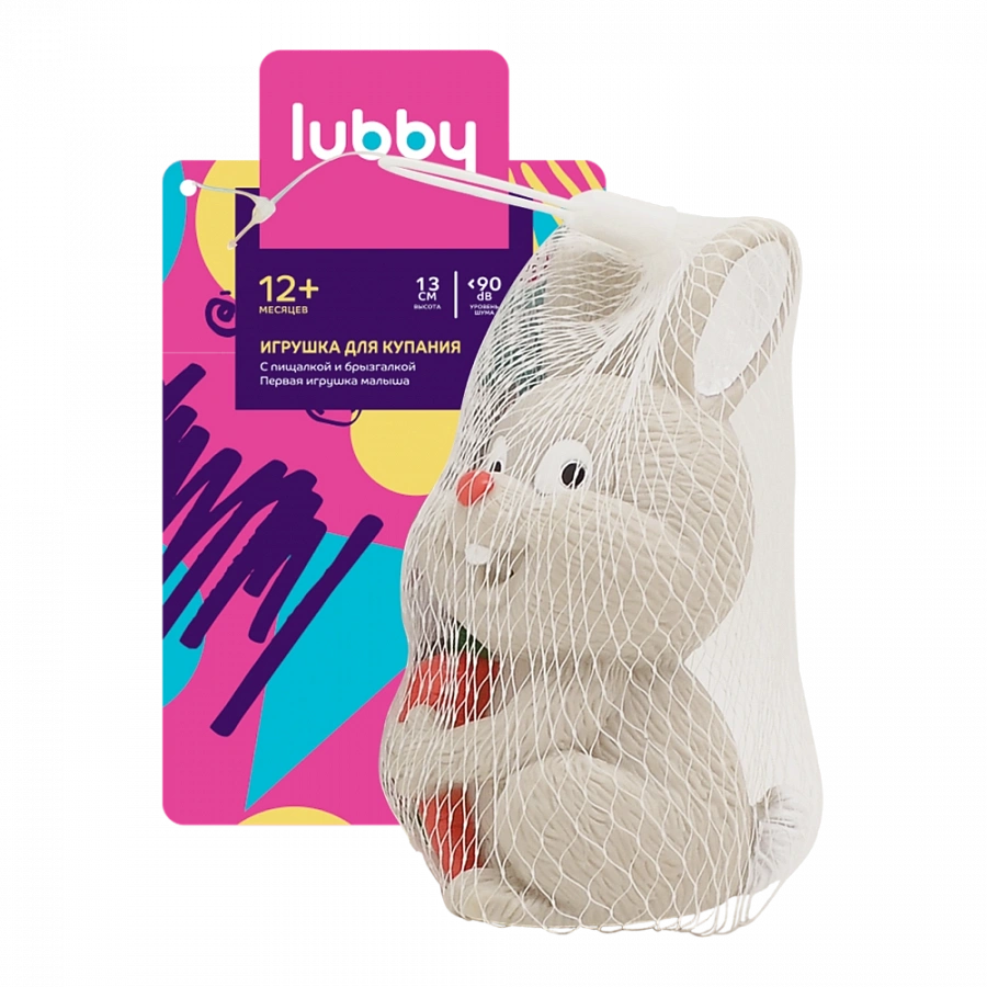 Lubby игрушка для купания с 12 месяцев  Заяц