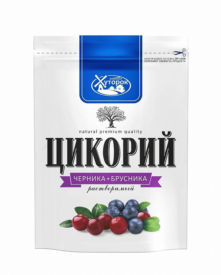 Цикорий Бабушкин хуторок черника + брусника 100 гр